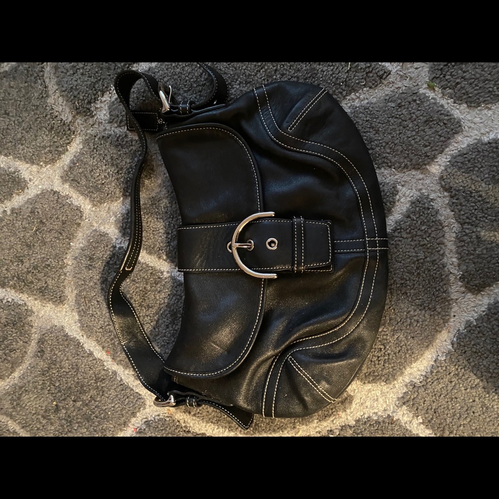 Black coach bag